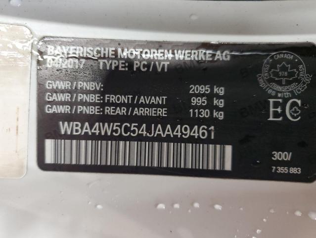 2018 BMW 430XI WBA4W5C54JAA49461