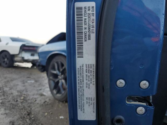2022 DODGE CHALLENGER - 2C3CDZJG5NH218606