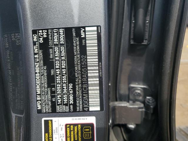 2024 MERCEDES-BENZ EQE SUV 35 4JGGM1CB1RA051502