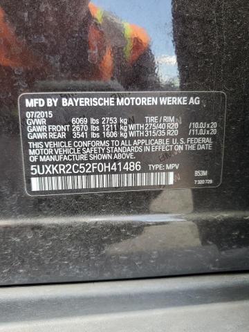2015 BMW X5 SDRIVE3 - 5UXKR2C52F0H41486