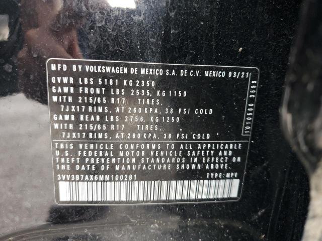 2021 VOLKSWAGEN TIGUAN SE - 3VV3B7AX6MM100281