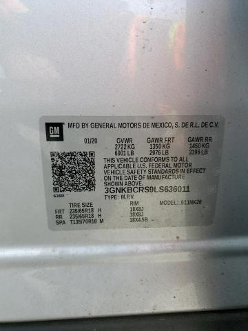 2020 CHEVROLET BLAZER 2LT - 3GNKBCRS9LS636011