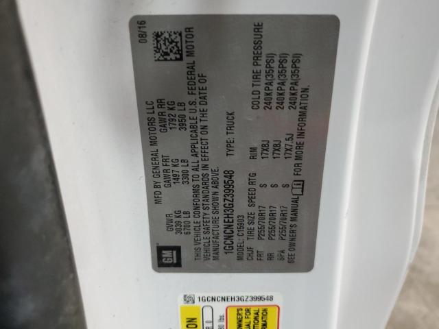 2016 CHEVROLET SILVERADO - 1GCNCNEH3GZ399548