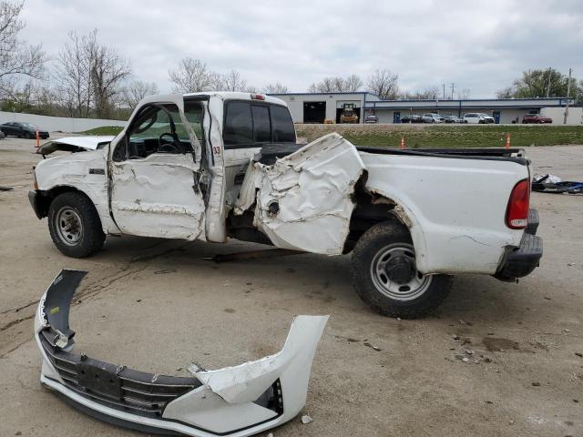 FORD F250 SUPER 2004 white pickup gas 1FTNF20L54EC69405 photo #3