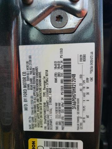 2017 FORD FUSION SE - 3FA6P0H70HR212048