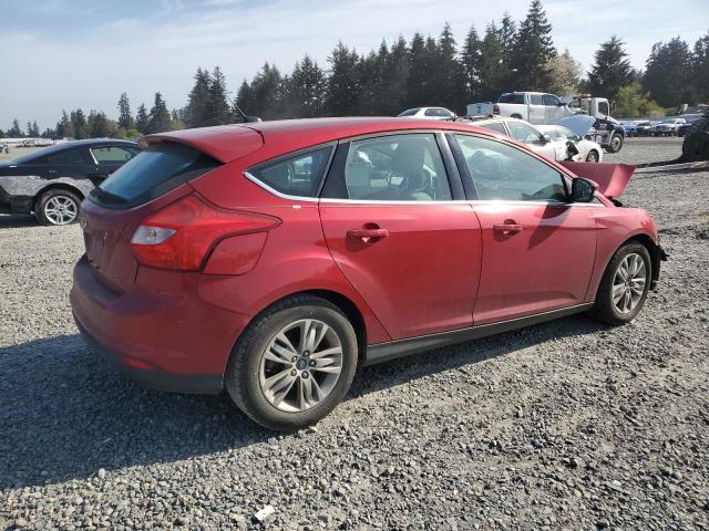 FORD FOCUS SEL 2012 red  gas 1FAHP3M29CL251247 photo #4