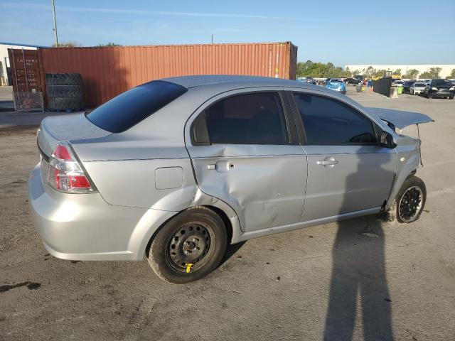 CHEVROLET AVEO BASE 2008 silver  gas KL1TD56688B280980 photo #4