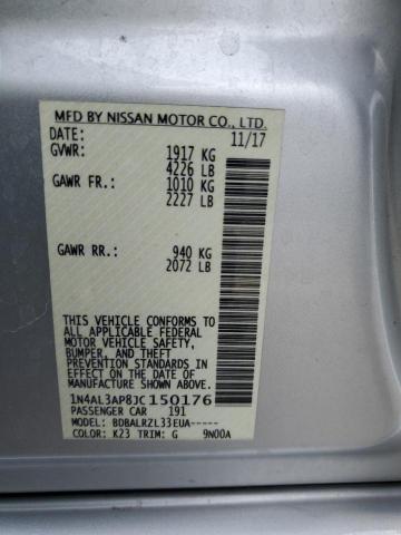 2018 NISSAN ALTIMA 2.5 - 1N4AL3AP8JC150176