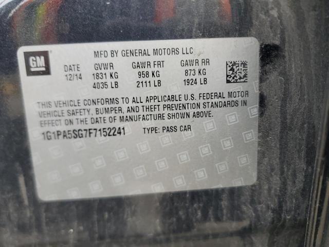 2015 CHEVROLET CRUZE LS - 1G1PA5SG7F7152241