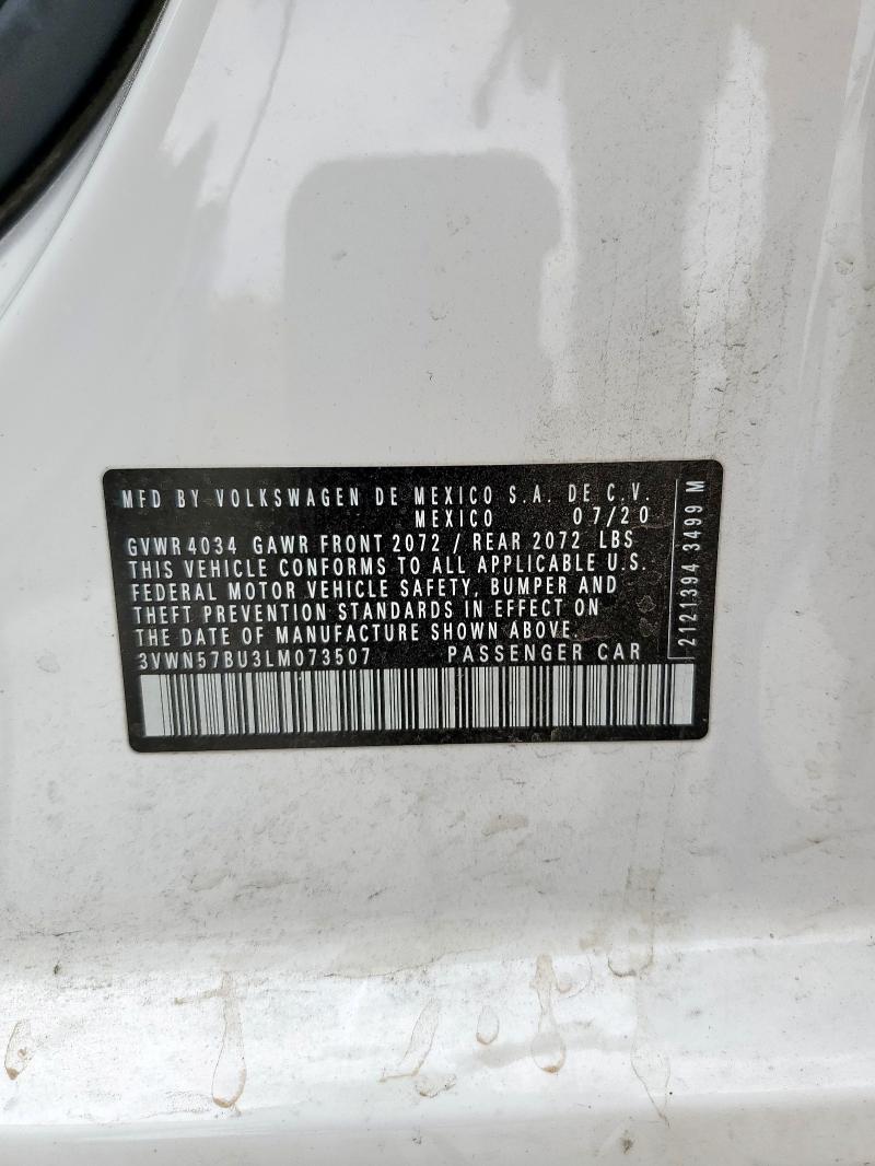 2020 VOLKSWAGEN JETTA S - 3VWN57BU3LM073507