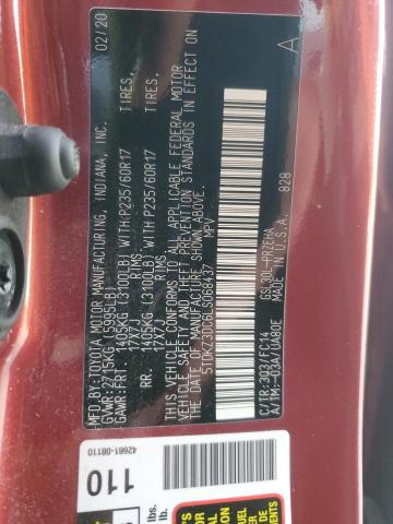 2020 TOYOTA SIENNA LE - 5TDKZ3DC6LS068437