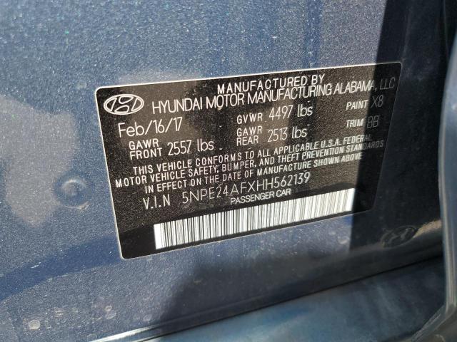 2017 HYUNDAI SONATA SE - 5NPE24AFXHH562139