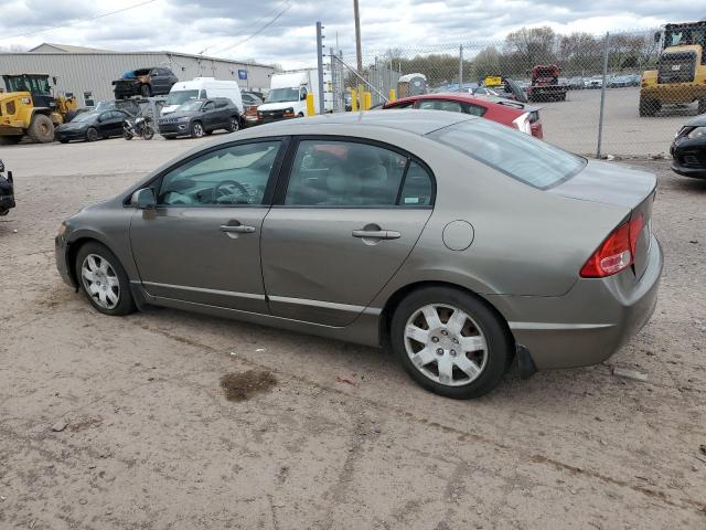 HONDA CIVIC 2007 silver  gas 1HGFA16527L089497 photo #3