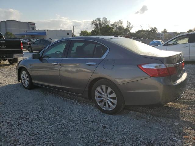 HONDA ACCORD EXL 2015 gray  gas 1HGCR2F81FA225043 photo #3