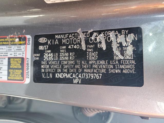 2018 KIA SPORTAGE L - KNDPMCAC4J7379767