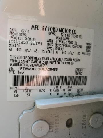 2016 FORD F350 SUPER - 1FT8W3BT2GEA28485
