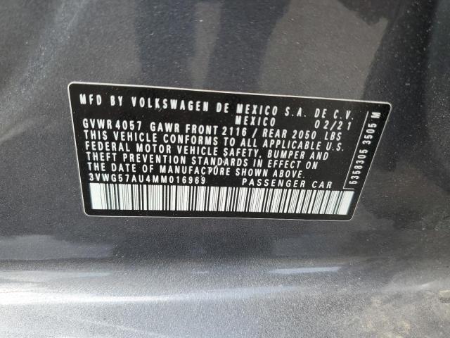 2021 VOLKSWAGEN GOLF - 3VWG57AU4MM016969