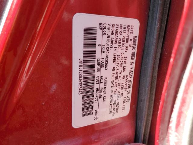 2018 NISSAN ROGUE SPOR - JN1BJ1CR0JW283443