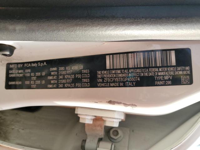 2016 FIAT 500X EASY ZFBCFYBT8GP456074
