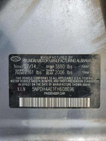 2015 HYUNDAI ELANTRA SE - 5NPDH4AE1FH608696