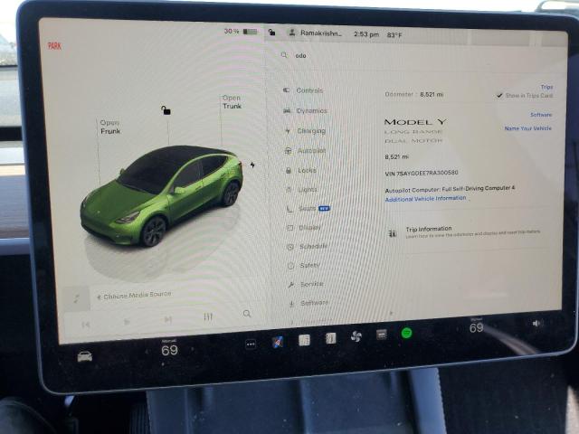 2024 TESLA MODEL Y - 7SAYGDEE7RA300580