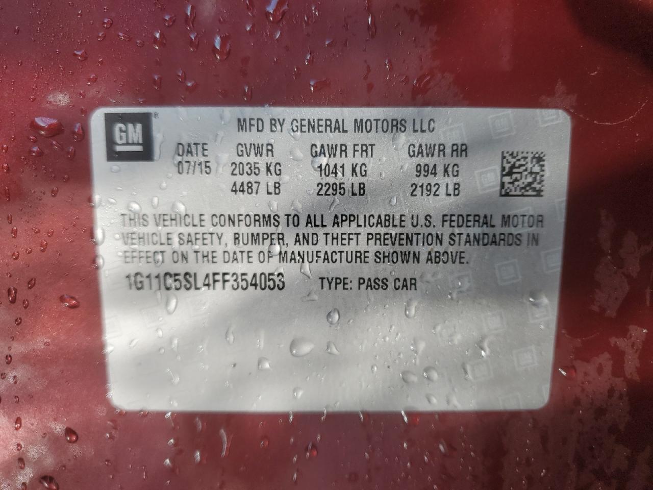 CHEVROLET MALIBU 1LT