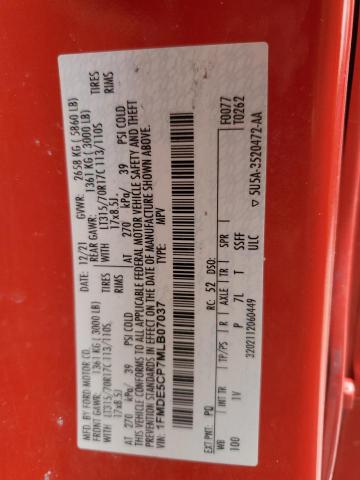 2021 FORD BRONCO BAS - 1FMDE5CP7MLB07037