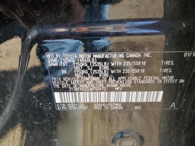 2018 TOYOTA RAV4 ADVEN - 2T3RFREV3JW750472