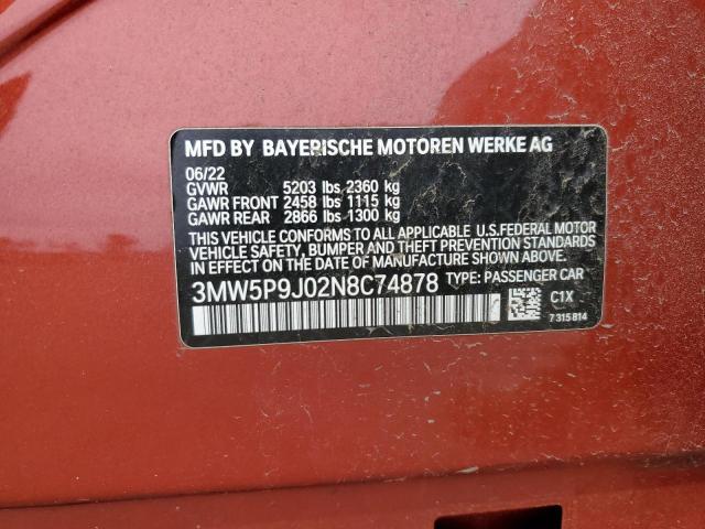 2022 BMW 330XE - 3MW5P9J02N8C74878