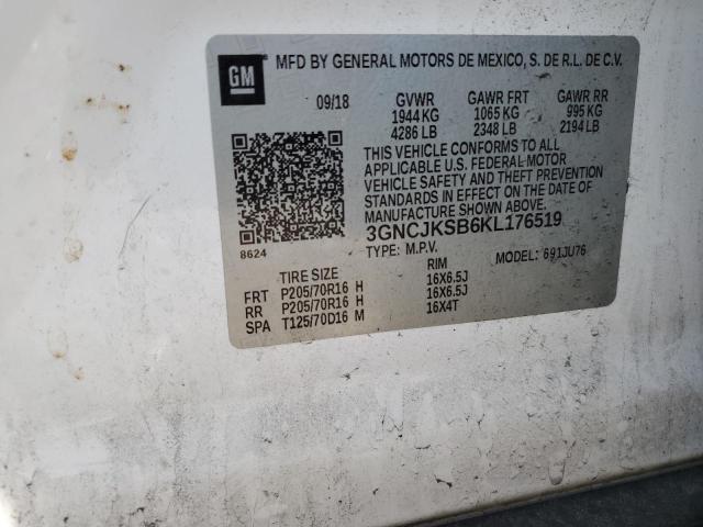 2019 CHEVROLET TRAX LS - 3GNCJKSB6KL176519