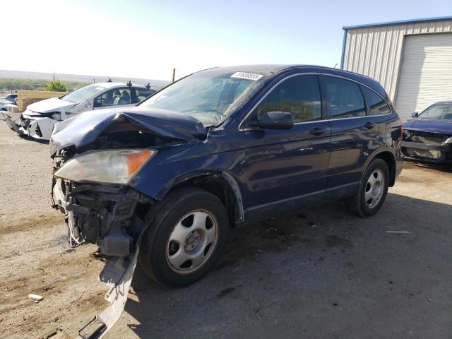 HONDA CR-V LX 2007 blue  gas JHLRE38377C032853 photo #1