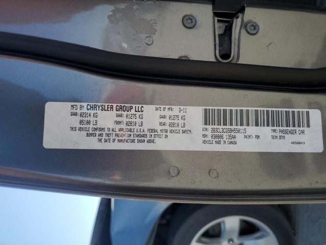 2011 DODGE CHARGER - 2B3CL3CG5BH550115