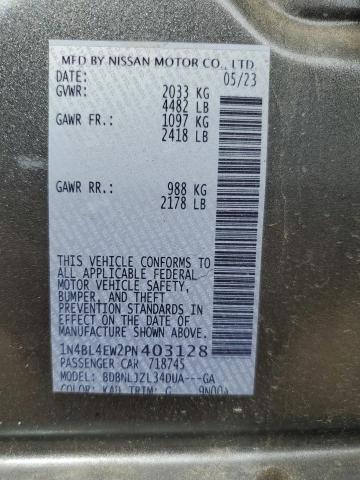 2023 NISSAN ALTIMA SL - 1N4BL4EW2PN403128