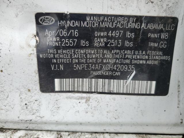 2016 HYUNDAI SONATA SPO - 5NPE34AFXGH420935