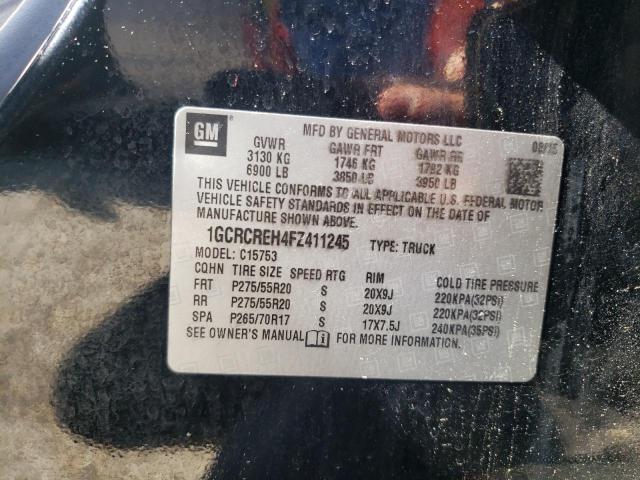 2015 CHEVROLET SILVERADO - 1GCRCREH4FZ411245
