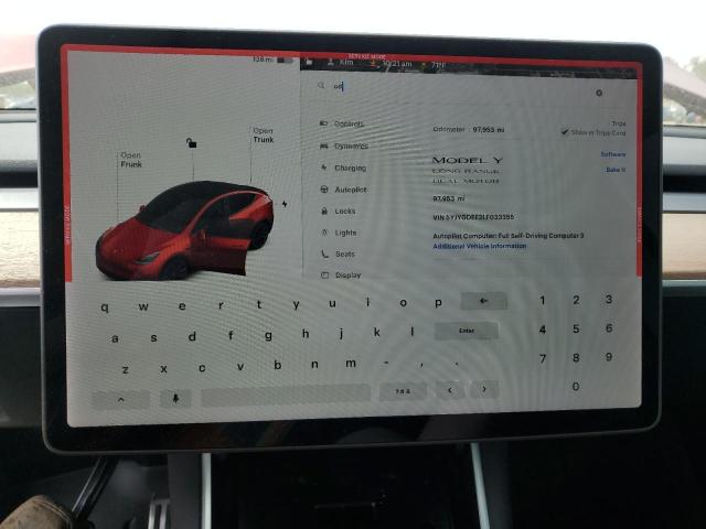 2020 TESLA MODEL Y - 5YJYGDEE2LF033355