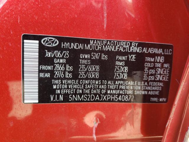 2023 HYUNDAI SANTA FE S - 5NMS2DAJXPH540872
