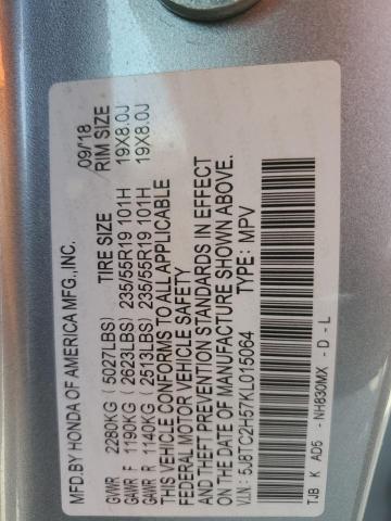 2019 ACURA RDX TECHNO 5J8TC2H57KL015064