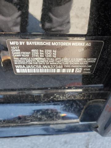 2018 BMW 530 I - WBAJA5C58JWA37348