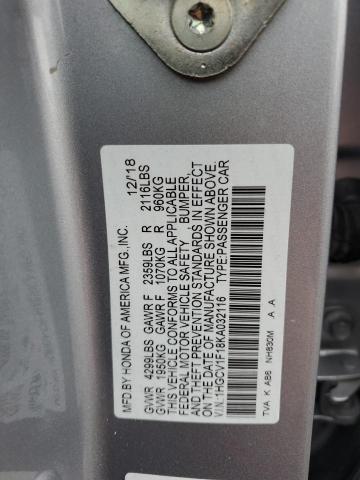 2019 HONDA ACCORD LX - 1HGCV1F18KA032116