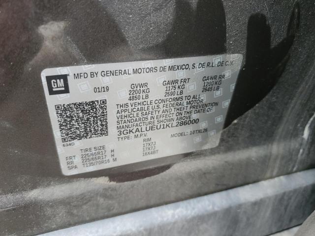2019 GMC TERRAIN SL 3GKALUEU1KL286000