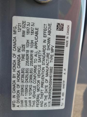 2022 HONDA CR-V EX - 2HKRW2H55NH615882