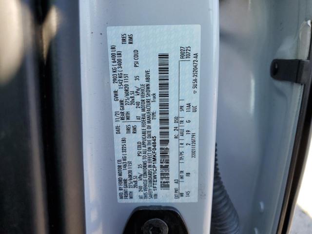 2021 FORD F150 SUPER - 1FTEW1CP1MKF04845