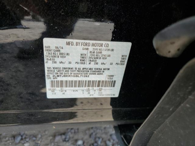 2016 LINCOLN MKX SELECT 2LMTJ8KR1GBL71262