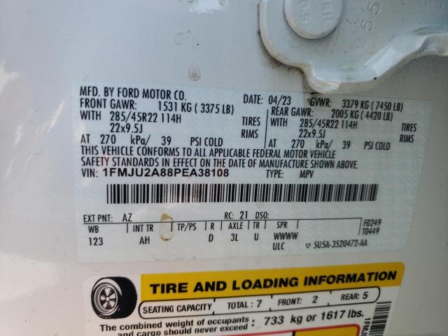 2023 FORD EXPEDITION - 1FMJU2A88PEA38108