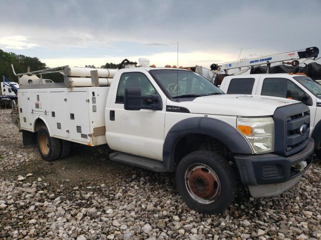FORD F450 SUPER 2012 white chassis gas 1FDUF4GY5CEC51490 photo #1
