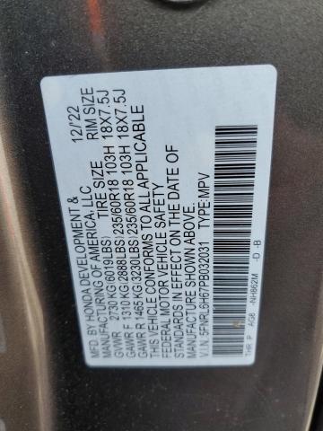2023 HONDA ODYSSEY EX - 5FNRL6H67PB032031