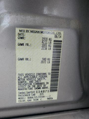 2015 NISSAN ALTIMA 2.5 - 1N4AL3AP1FC114871