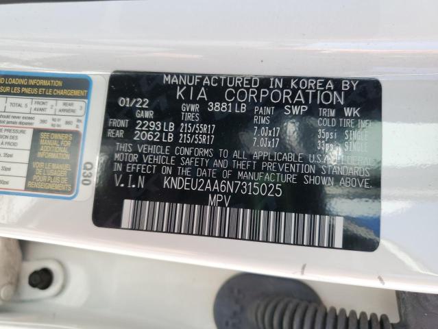 2022 KIA SELTOS S KNDEU2AA6N7315025