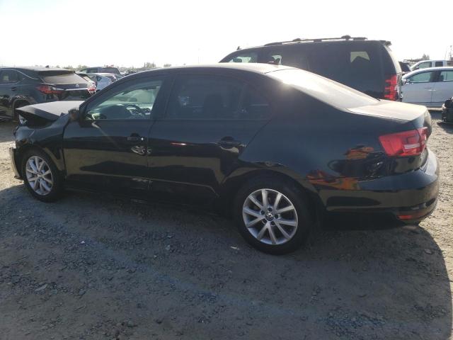 VOLKSWAGEN JETTA SE 2015 black  gas 3VWD17AJXFM244448 photo #3